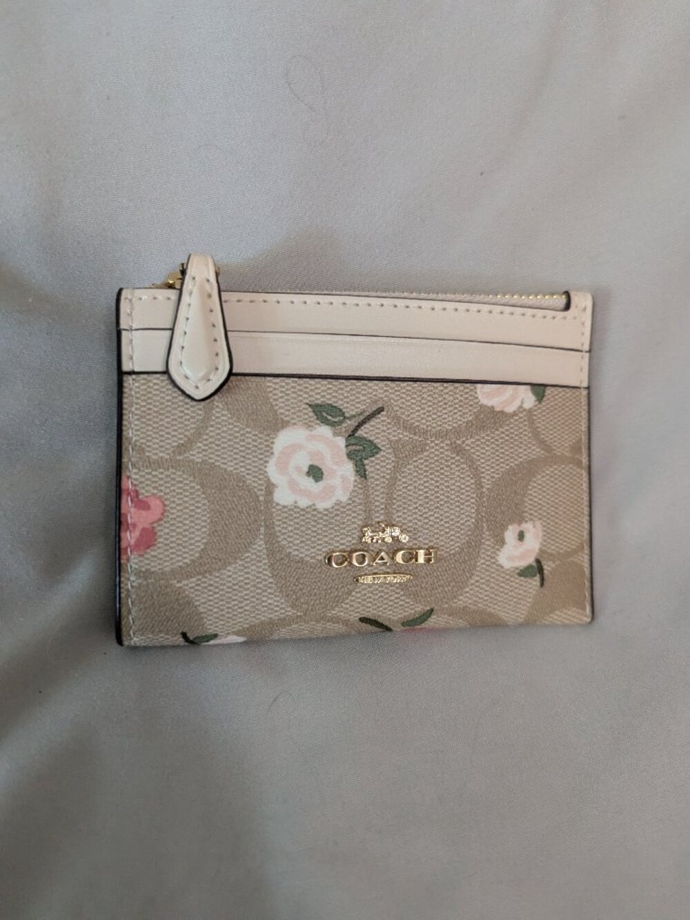 COACH flower wallet